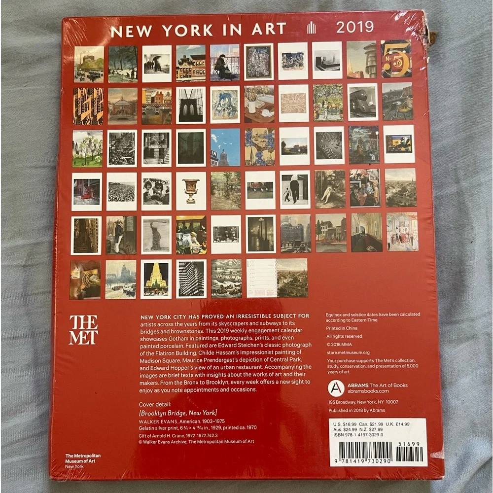 The Metropolitan Museum of art New York in art 2019 engagement book